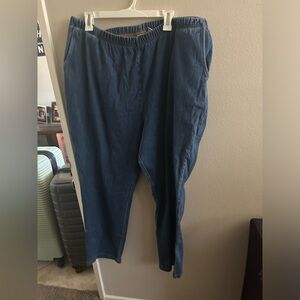 LLBean 3x pull on jeans